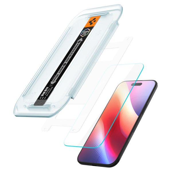 Spigen Glass tR EZ Fit 2 Pack Transparency-Apple iPhone 17 Air (AGL09861) - Image 3